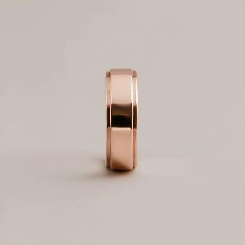 The Minimalist Spinning Ring Rose Gold