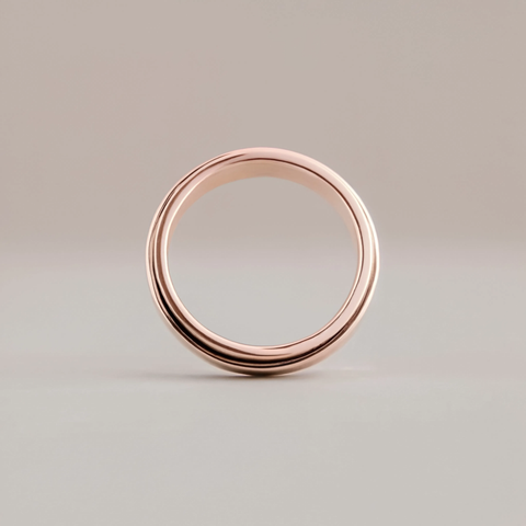 The Minimalist Spinning Ring Rose Gold