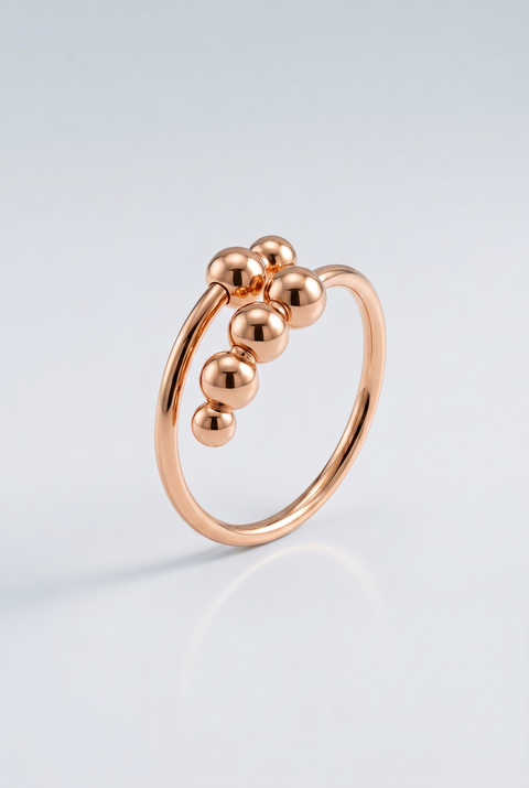 The Original Calming Grounding Ring Rose Gold