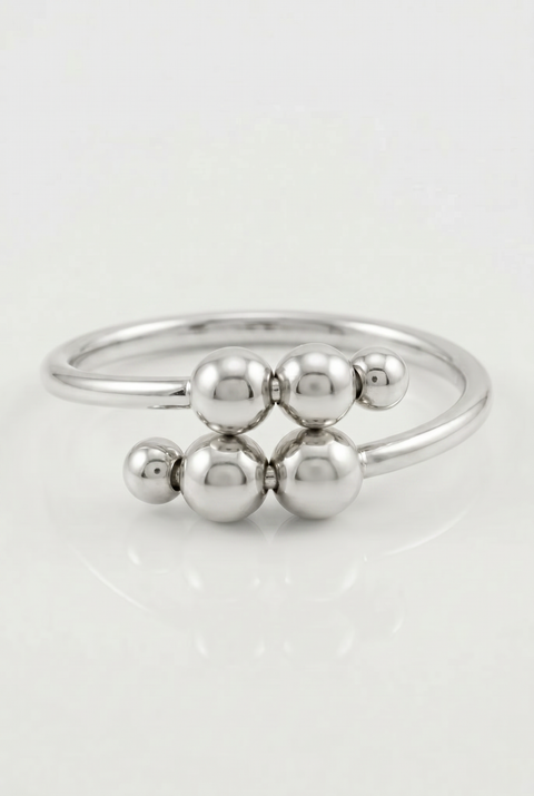 The Original Calming Grounding Ring Silver