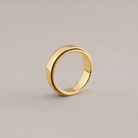 The Minimalist Spinning Ring Gold